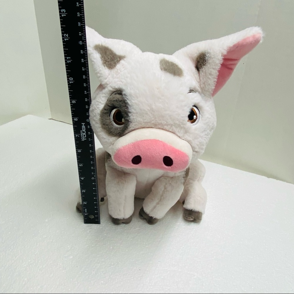 Disney Store Moana Pua pet pig plush Stuffed animal toy Spotted with Pink Ears - Picture 6 of 9